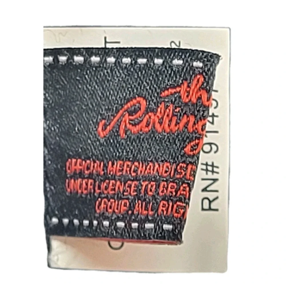 Rolling Stones Pom Beanie Winter Hat, ‎ Classic Checkered Tongue Logo NWT